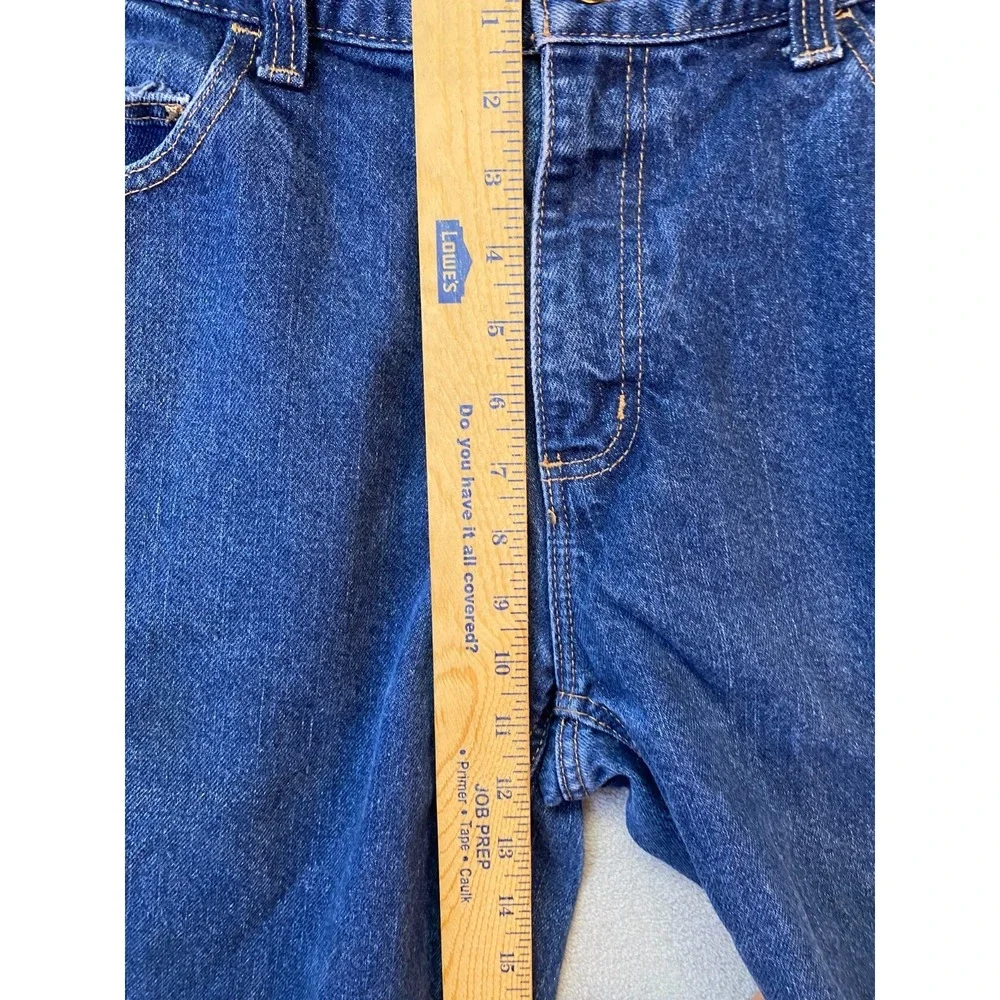 Carhartt FR Flame Resistant 34x34 Blue Denim Straight Leg Work Jeans